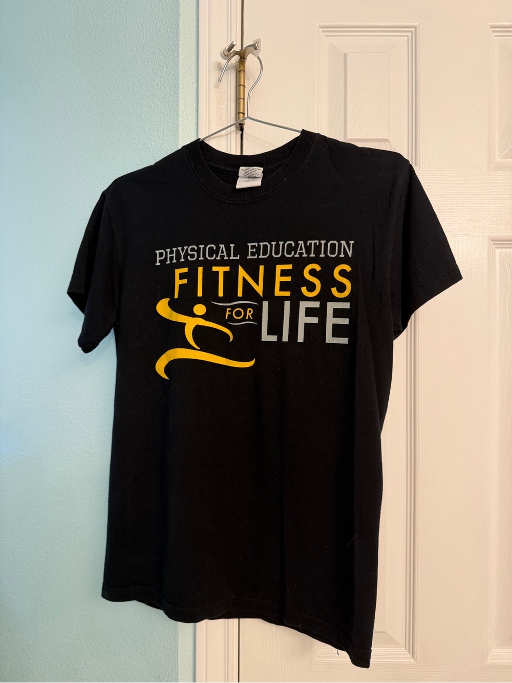 Fitness For Life Black Physical Education T-Shirt